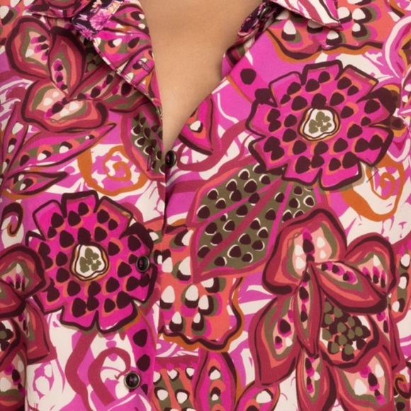 JOHNNY WAS Jade Dreams of Vivanna Silk
Shirt XL NWT - Picture 12 of 12